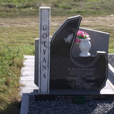 GOTYANA Thembisile Henry 1956-2010