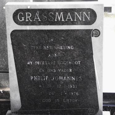 GRASSMANN Philip Johannes 1933-1976
