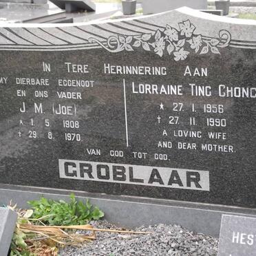 GROBLAAR J.M. 1908-1970 :: CHONG Lorraine Ting 1956-1990
