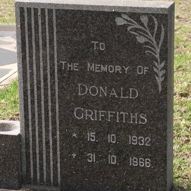 GRIFFITHS Donald 1932-1966