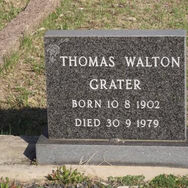 GRATER Thomas Walton 1902-1979