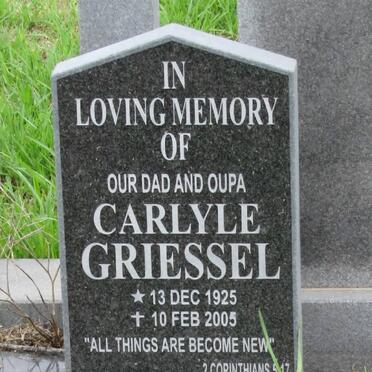 GRIESSEL Carlyle 1925-2005