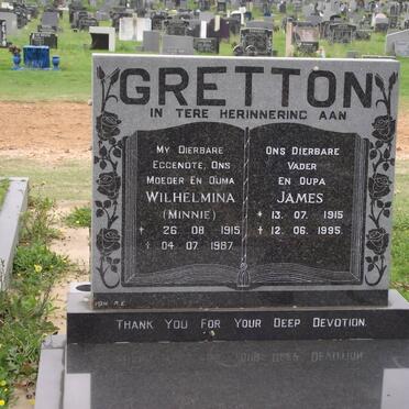 GRETTON James 1915-1995 &amp; Wilhelmina 1915-1987
