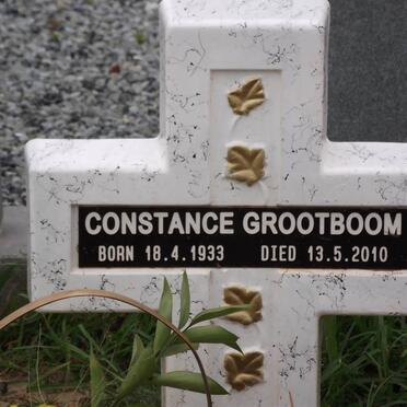 GROOTBOOM Constance 1933-2010