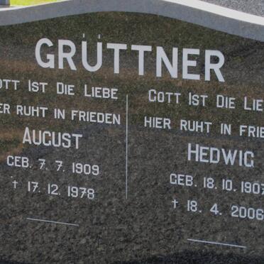 GRUTTNER August 1909-1978 :: GRUTTNER Hedwig 1907-2006