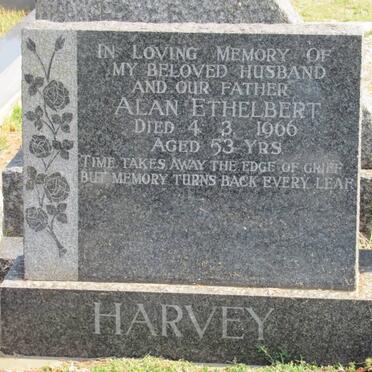 HARVEY Alan Ethelbert -1966