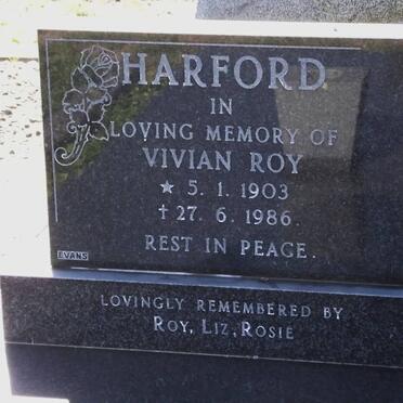 HARFORD Vivian Roy 1903-1986