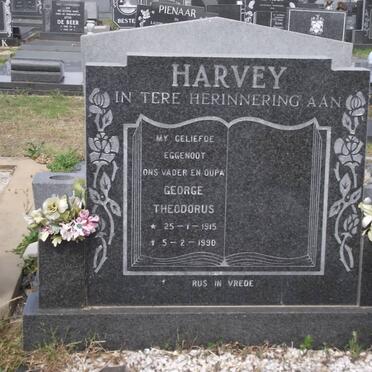 HARVEY George Theodorus 1915-1990