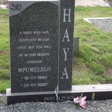 HAYA Mpumelelo 1980-2007