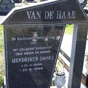HAAR Hendrikus, van de 1945-1999 :: HAAR Gerard Jan, van de 1974-2005
