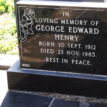 HENRY George Edward 1912-1985