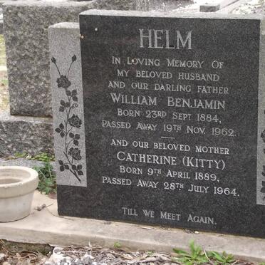 HELM William Benjamin 1884-1962 &amp; Catherine 1889-1964