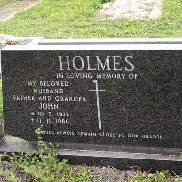 HOLMES John 1927-1986