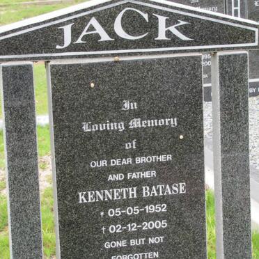 JACK Kenneth Batase 1952-2005