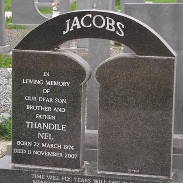 JACOBS Thandile Nel 1974-2007
