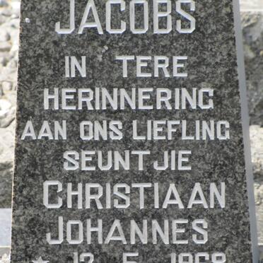 JACOBS Christiaan Johannes 1968-1969