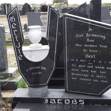 JACOBS Gert 1954-1986 :: JACOBS Elizabeth Johanna 1924-2005 