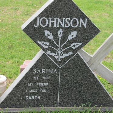 JOHNSON Sarina 1958-1998