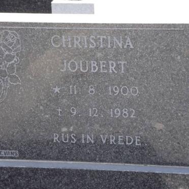 JOUBERT Christina 1900-1982
