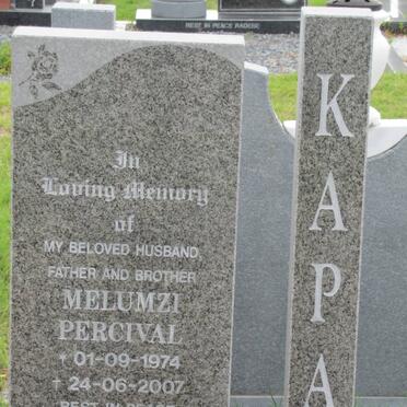 KAPA Melumzi Percival 1974-2007