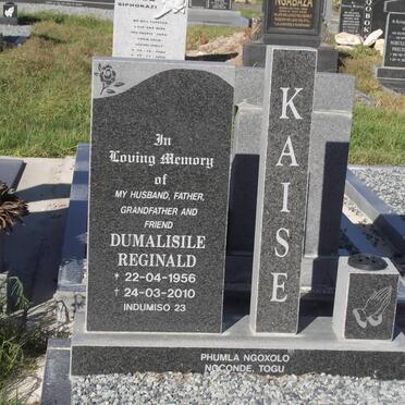 KAISE Dumalisile Reginald 1956-2010