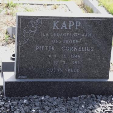 KAPP Pieter Cornelius 1949-1982