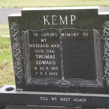 KEMP Thomas Edward 1915-1992