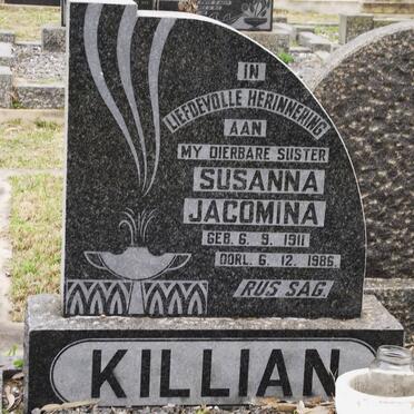 KILLIAN Susanna Jacomina 1911-1986