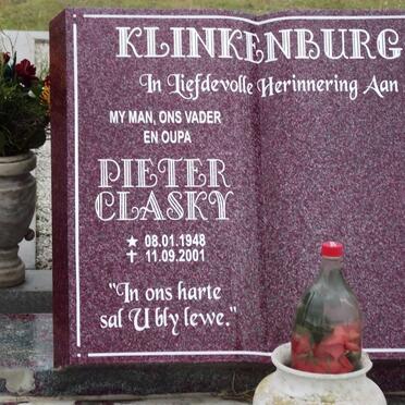 KLINKENBURG Pieter Clasky 1948-2001