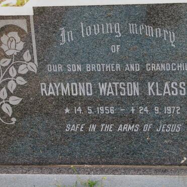 KLASSEN Raymond Watson 1956-1972