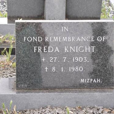 KNIGHT Freda 1903-1980