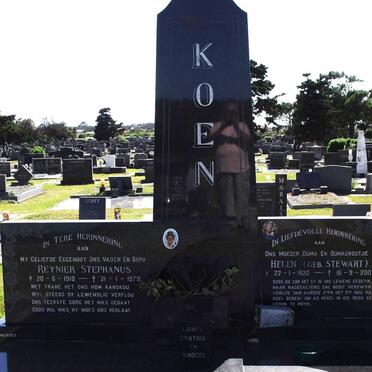 KOEN Reynier Stephanus 1918-1978 &amp; Helen STEWART 1920-2003