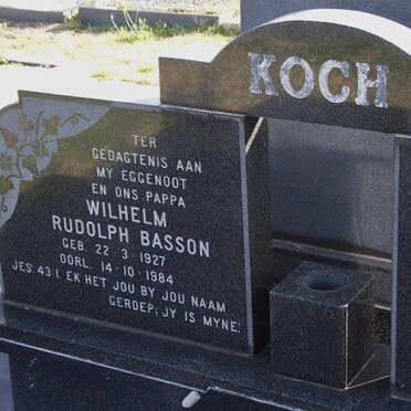 KOCH Wilhelm Rudolph Basson 1927-1984