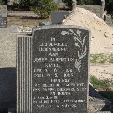 KRIEL Josef Albertus 1911-1965