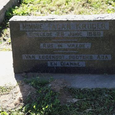 KRUGER Mimmie Fagan -1960