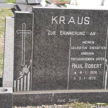 KRAUS Paul Robert 1928-1975