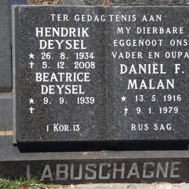 LABUSCHAGNE :: DEYSEL