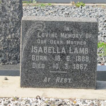 LAMB Isabella 1888-1967