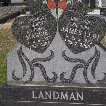 LANDMAN J.D. 1933-2000 &amp; Maggie 1937-1988