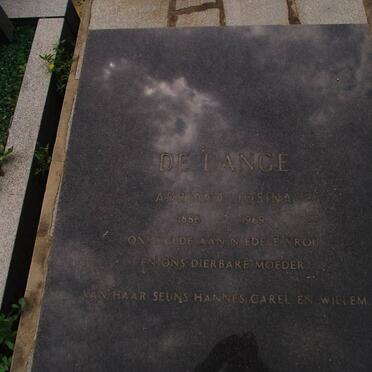 LANGE Adriaan Josina, de 1886-1969