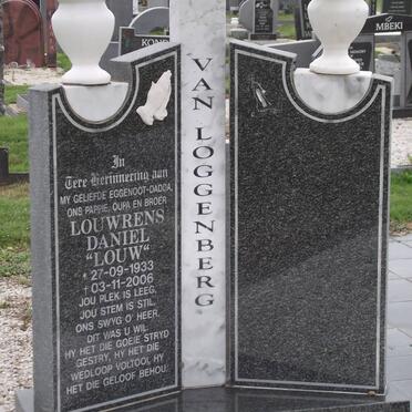 LOGGENBERG Louwrens Daniel, van 1933-2006