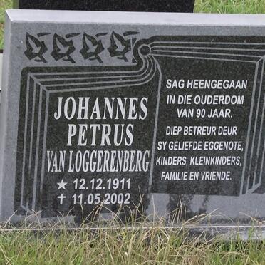 LOGGERENBERG Johannes Petrus, van 1911-2002