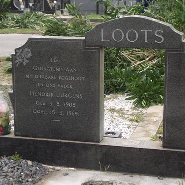 LOOTS Hendrik Jurgens 1908-1969