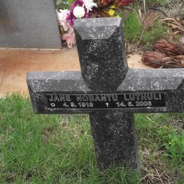 LUTHULI Jane Nobantu 1918-2006