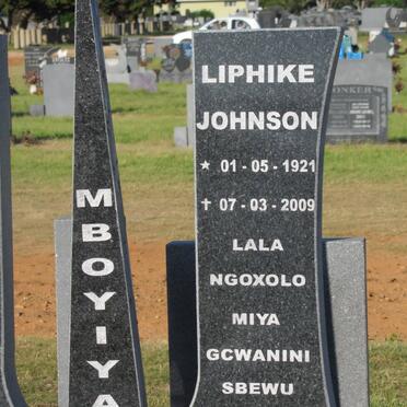 MBOYIYA Liphike Johnson 1921-2009