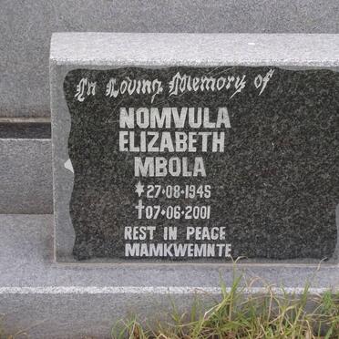 MBOLA Nomvula Elizabeth 1945-2001