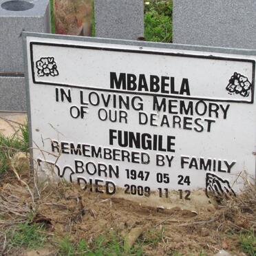 MBABELA Fungile 1947-2009