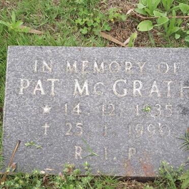 McGRATH Pat 1935-1990