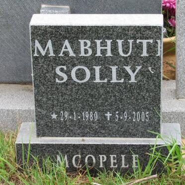 MCOPELE Mabhuti Solly 1980-2005