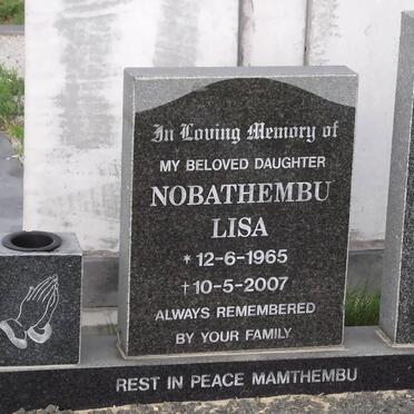 MCONI Nobathembu Lisa 1965-2007